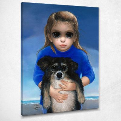 Beach Poodles Ii Margaret Keane mke37 canvas print 