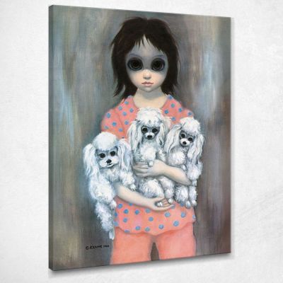 Good Night Lithograph Margaret Keane mke38 canvas print 