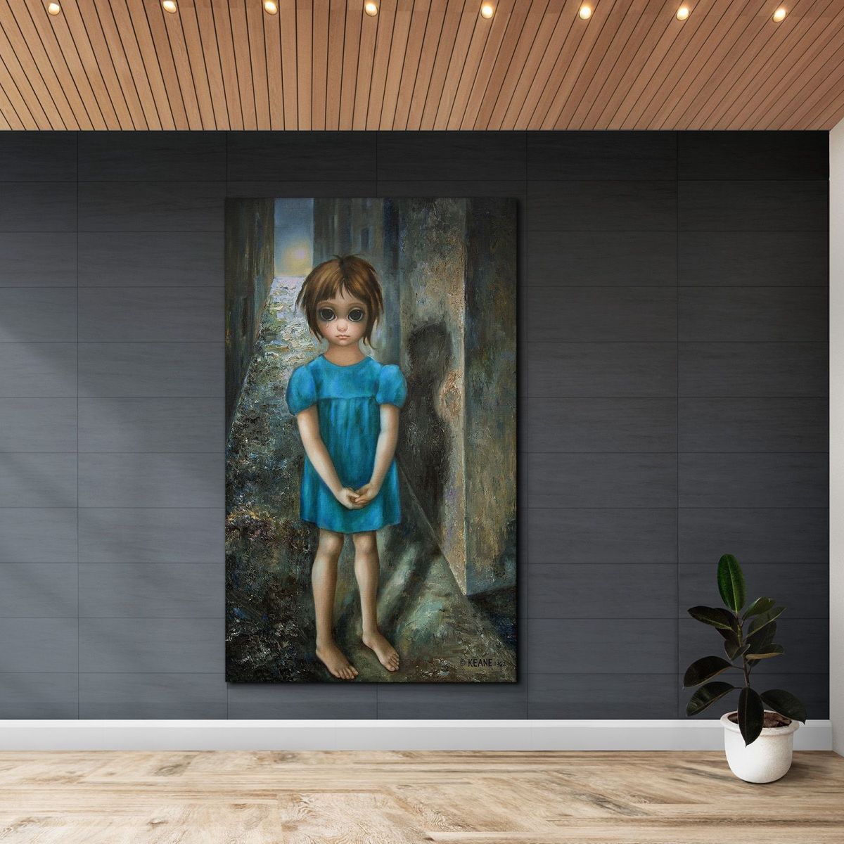 Big Eyes Margaret Keane mke41 canvas print 