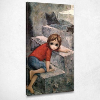 Steep Climb Margaret Keane mke44 canvas print 