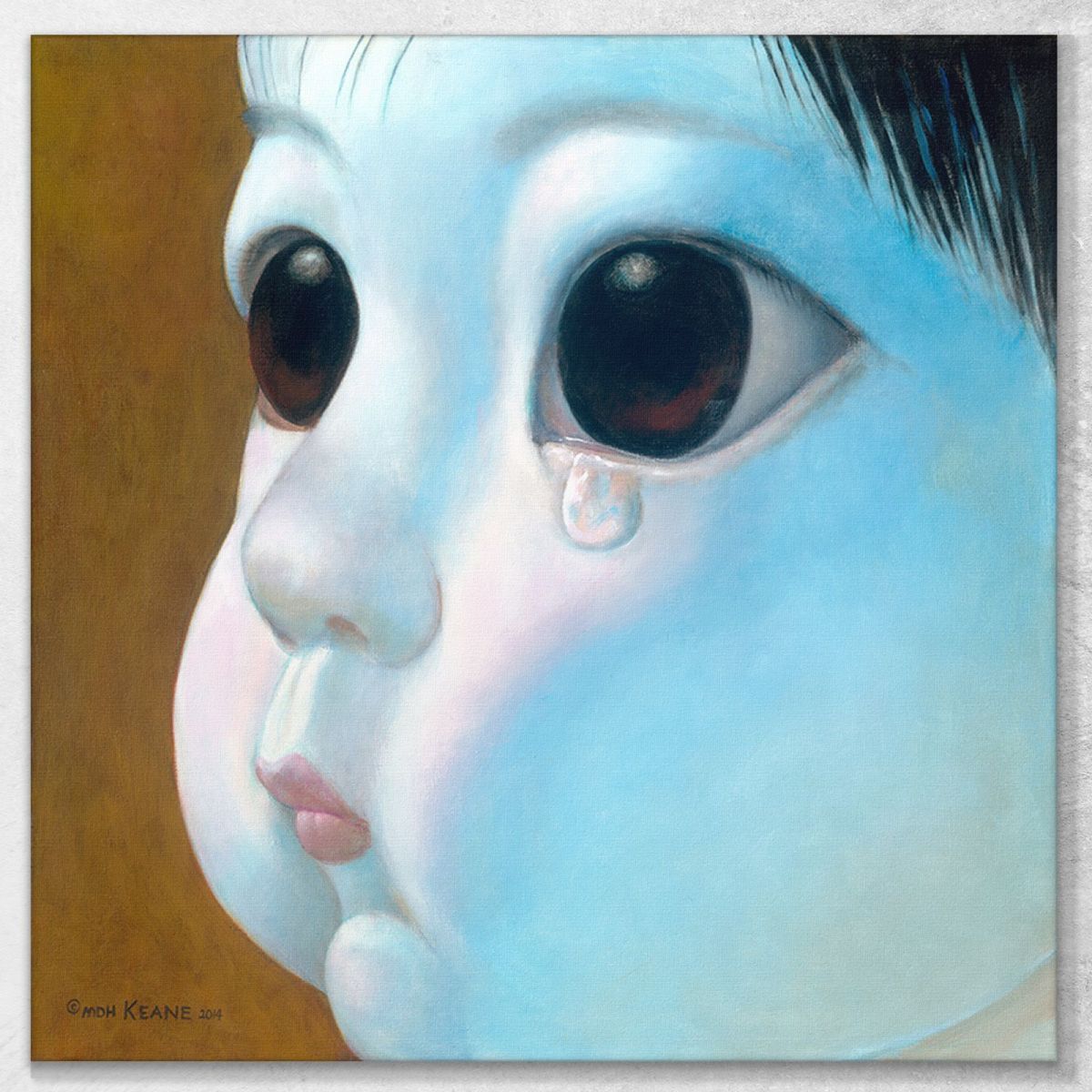 Blue Moon Margaret Keane mke51 canvas print 