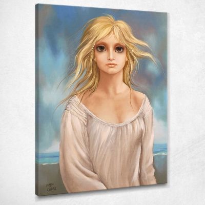 Blue Reflections Margaret Keane mke52 canvas print 