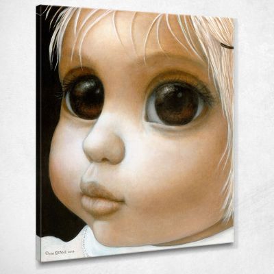 Charlotte Margaret Keane mke56 canvas print 