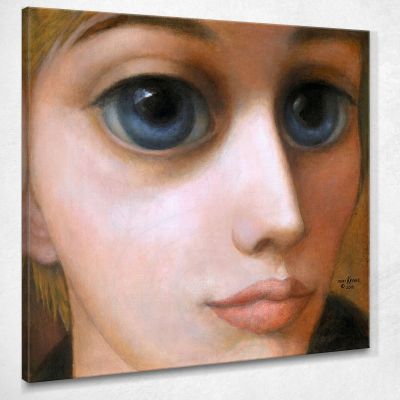 Thoughtful Margaret Keane mke65 canvas print 