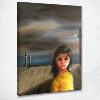 Home Alone Margaret Keane mke73 canvas print 