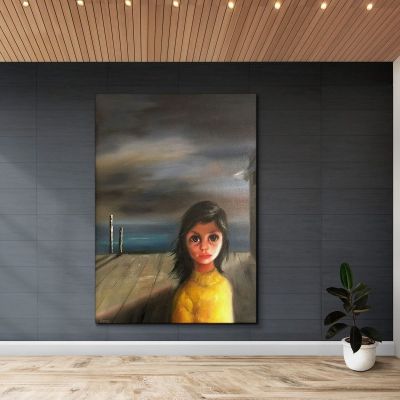 Home Alone Margaret Keane mke73 canvas print 