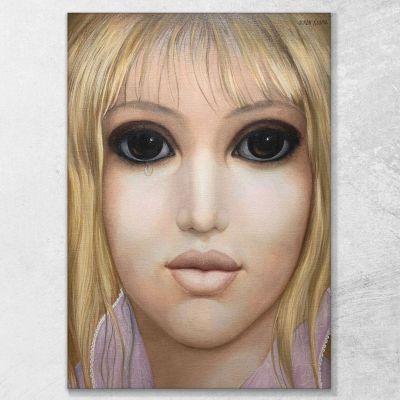 I Cried When You Went Away Margaret Keane mke74 canvas print 