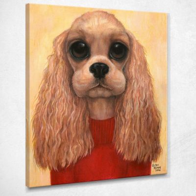 I'M All Ears Margaret Keane mke75 canvas print 