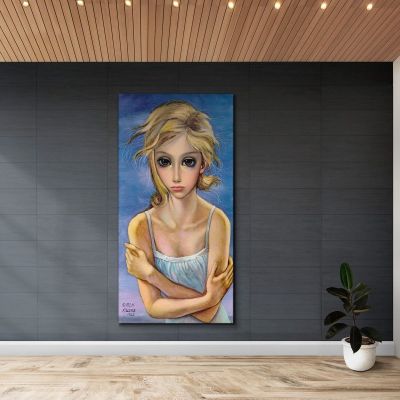 Portrait Of Margaret Keane Margaret Keane mke87 canvas print 