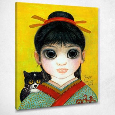 My Friend Margaret Keane mke93 canvas print 