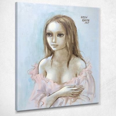 Nightgown Margaret Keane mke95 canvas print 