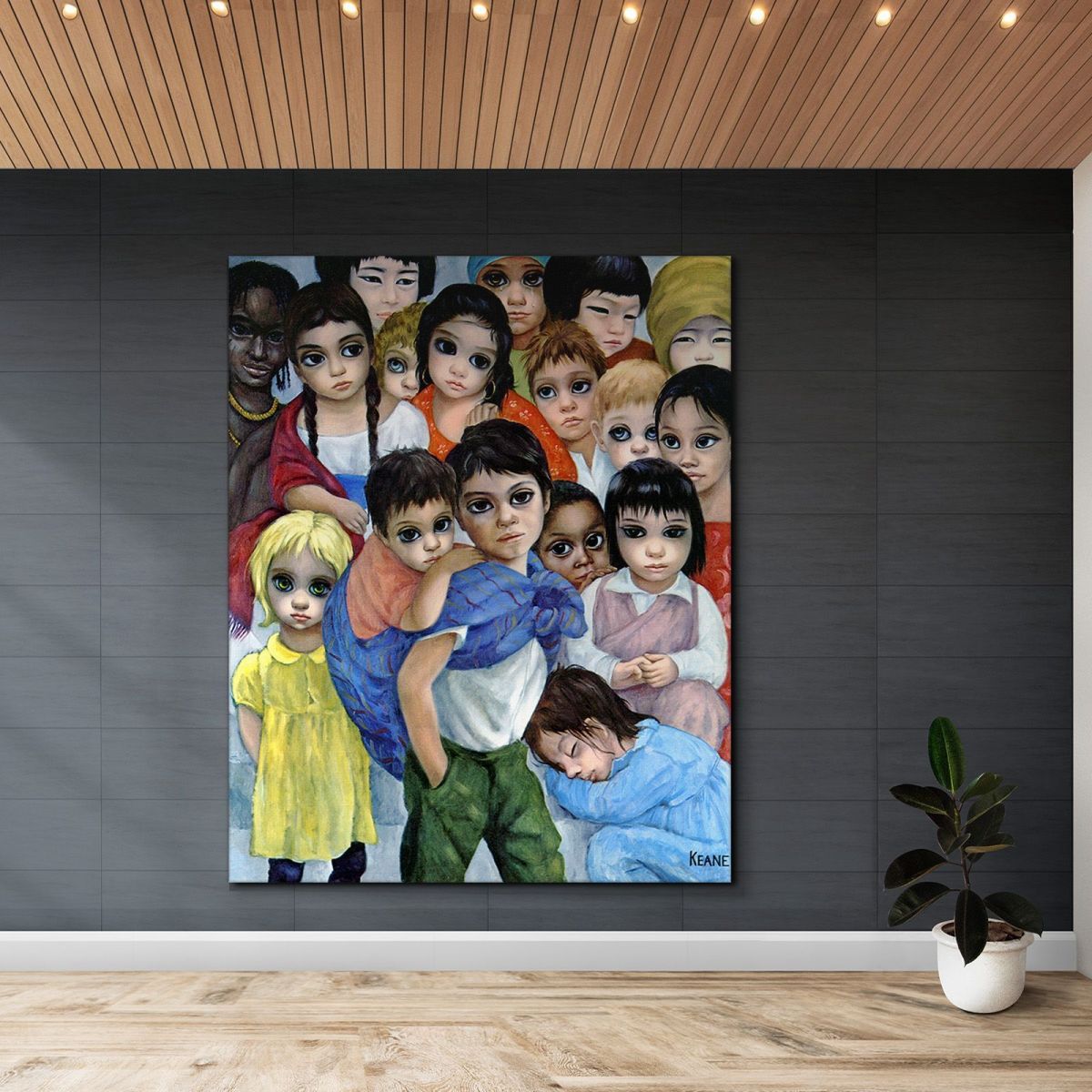 Our Children Margaret Keane mke100 canvas print 