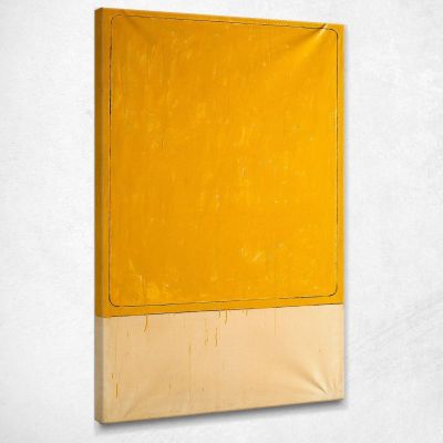 Chrome Yellow Mario Schifano mas14 canvas print 