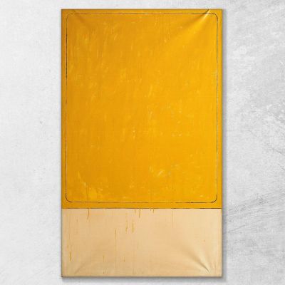 Chrome Yellow Mario Schifano mas14 canvas print 