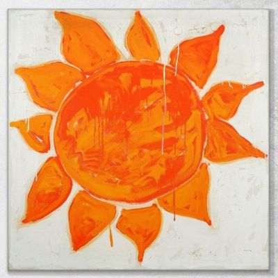 Oh My Sun Mario Schifano mas24 canvas print 