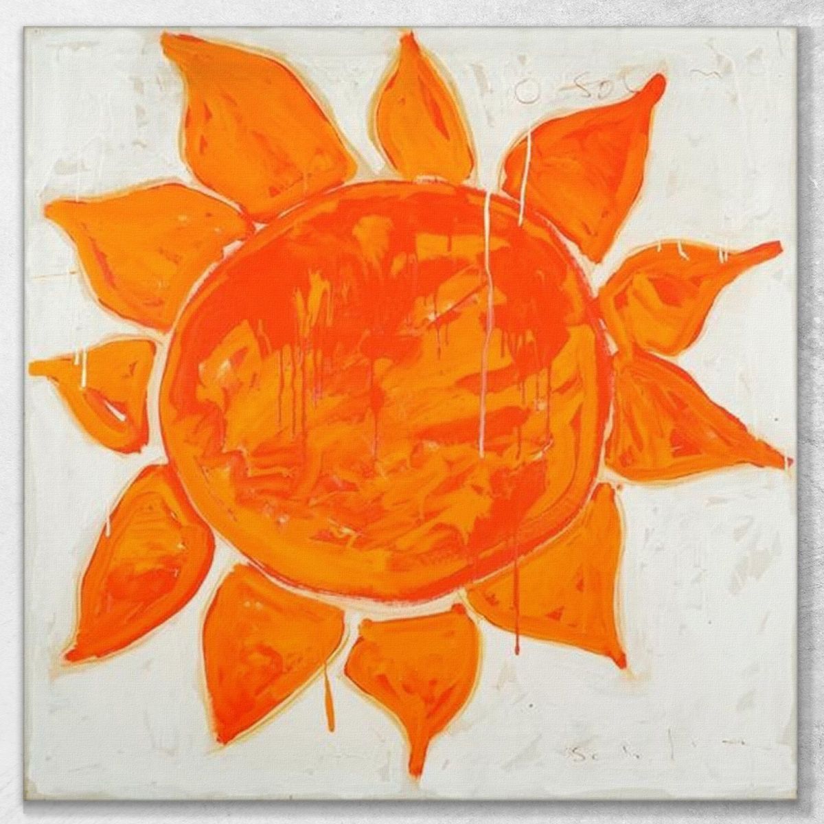 Oh My Sun Mario Schifano mas24 canvas print 