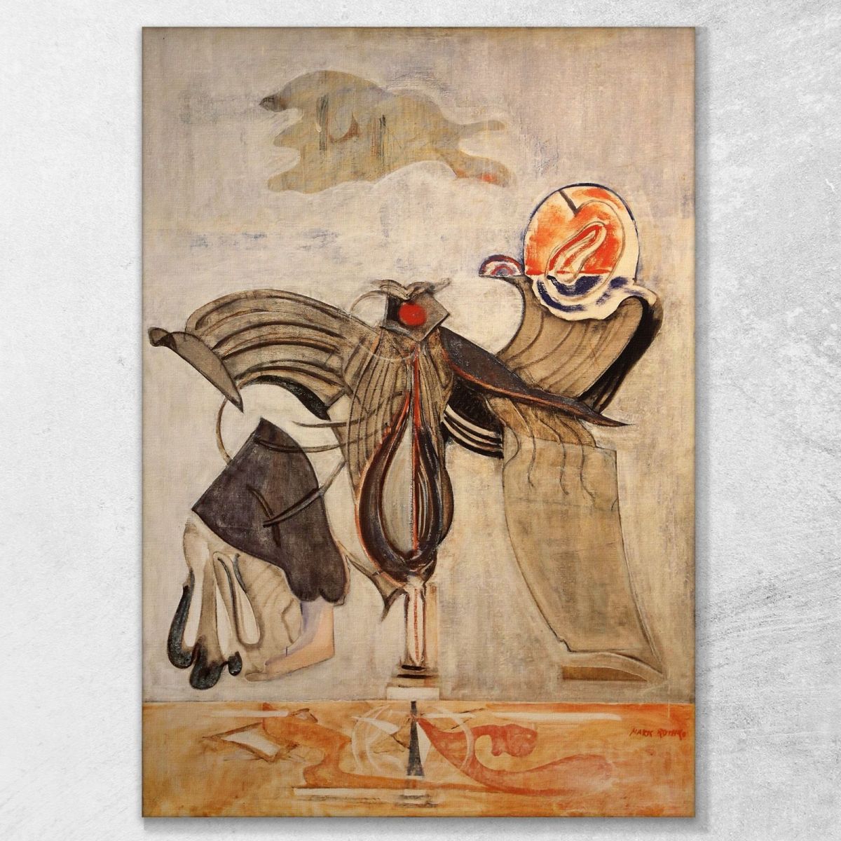 Gethsemane Mark Rothko rk7 canvas print 