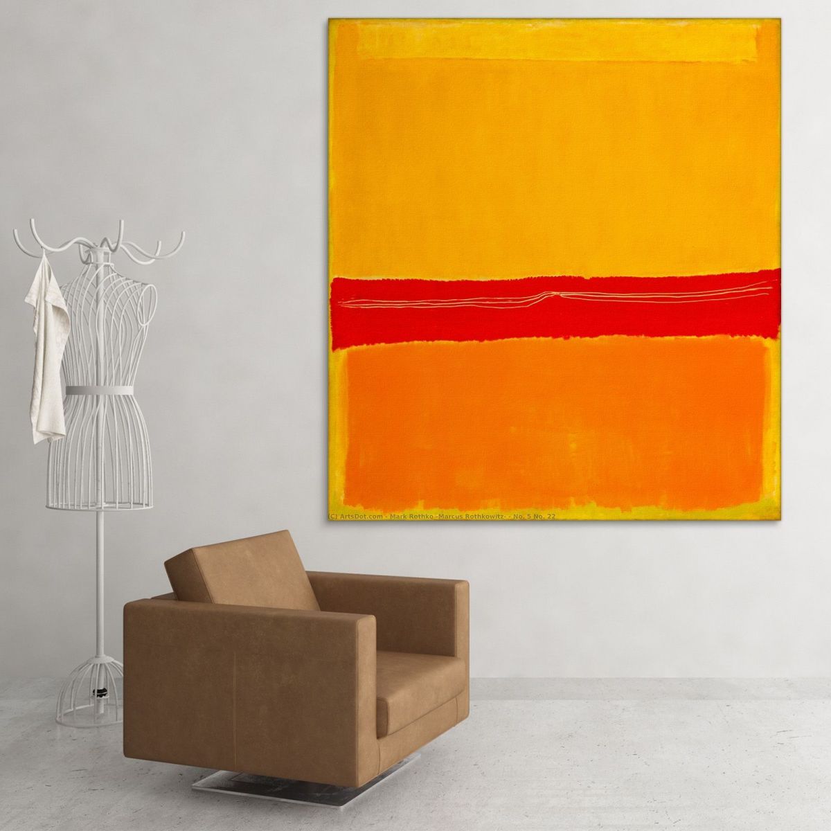 No. 5 / No. 22 Mark Rothko rk14 canvas print 