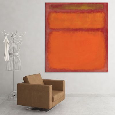 Orange Red Yellow Mark Rothko rk16 canvas print 