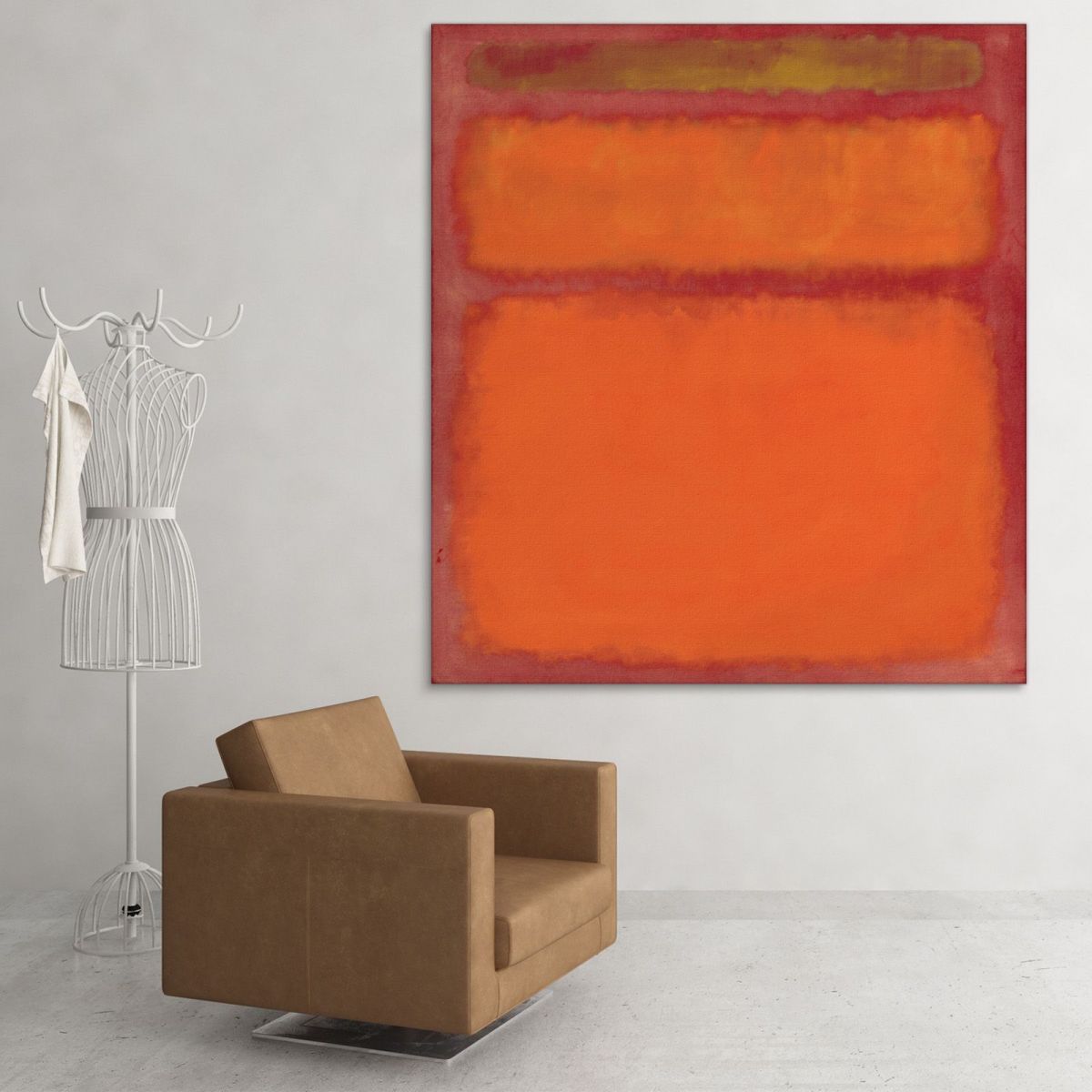 Orange Red Yellow Mark Rothko rk16 canvas print 