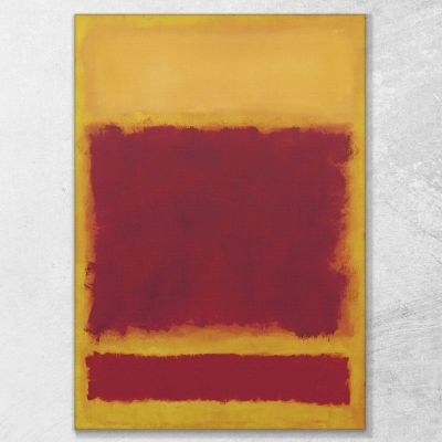 Orange Yellow Red Mark Rothko rk17 canvas print 