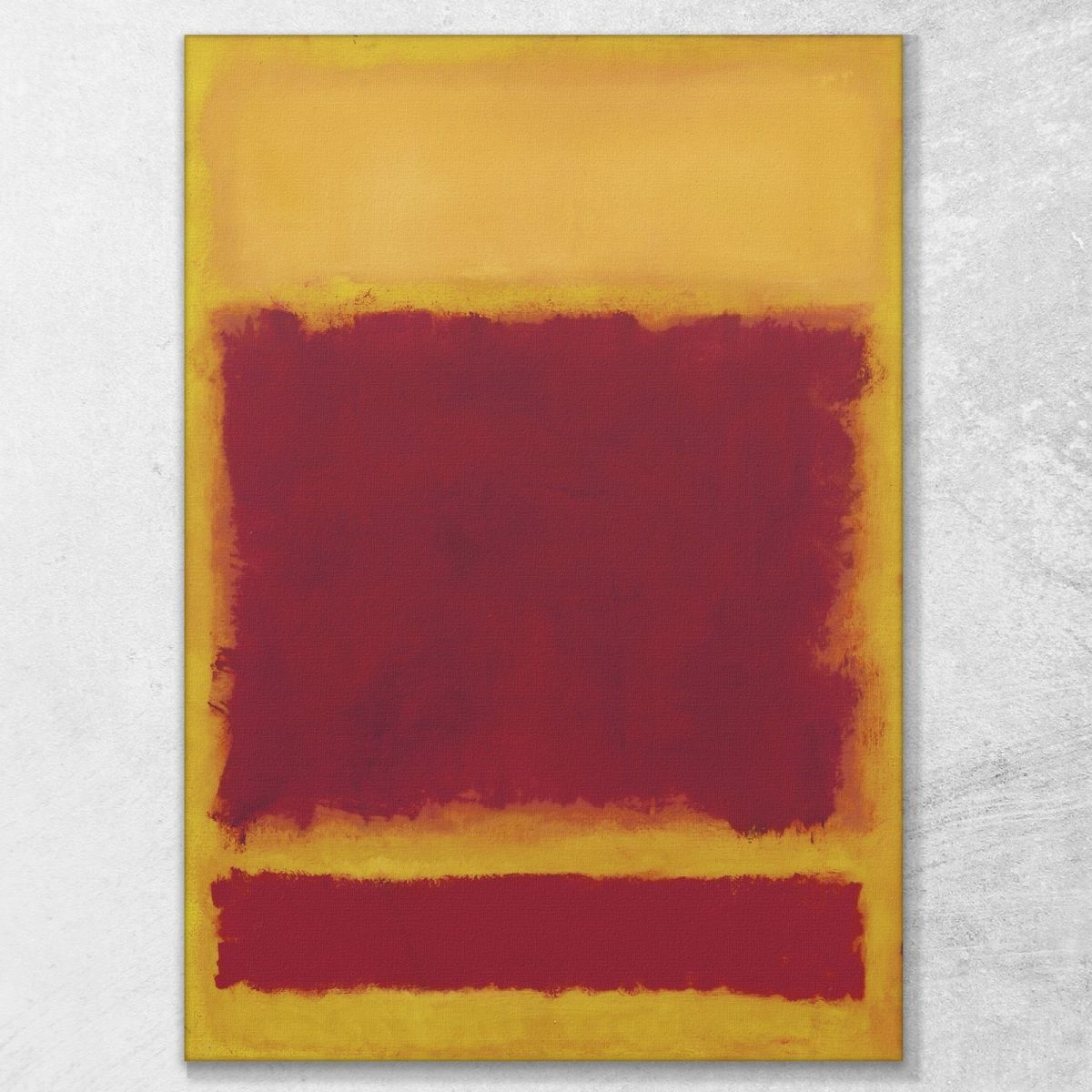 Orange Yellow Red Mark Rothko rk17 canvas print 