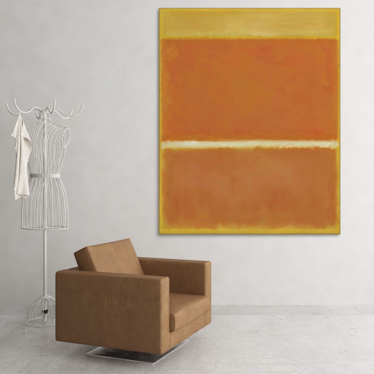 Saffron Mark Rothko rk19 canvas print 