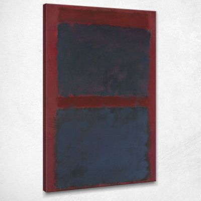 Untitled - Black On Brown Mark Rothko rk22 canvas print 