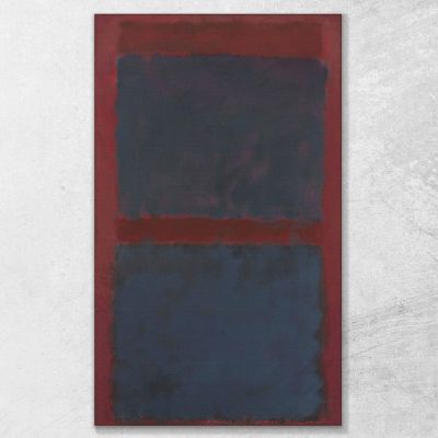 Untitled - Black On Brown Mark Rothko rk22 canvas print 