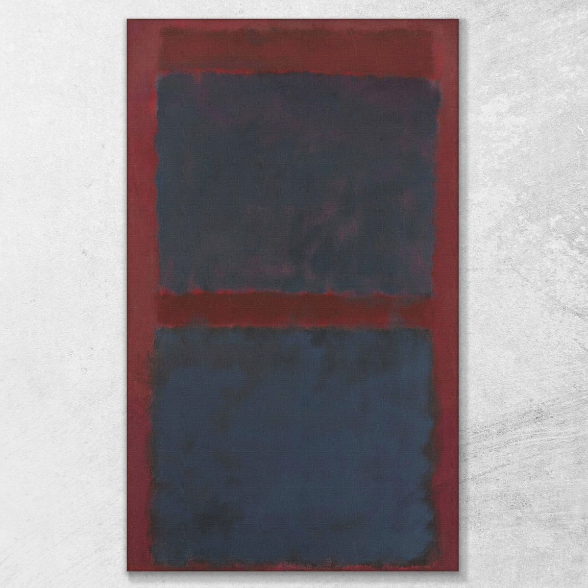 Untitled - Black On Brown Mark Rothko rk22 canvas print 