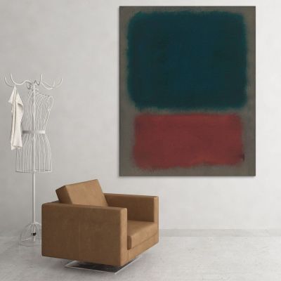 Untitled - Blue Green Red Mark Rothko rk25 canvas print 