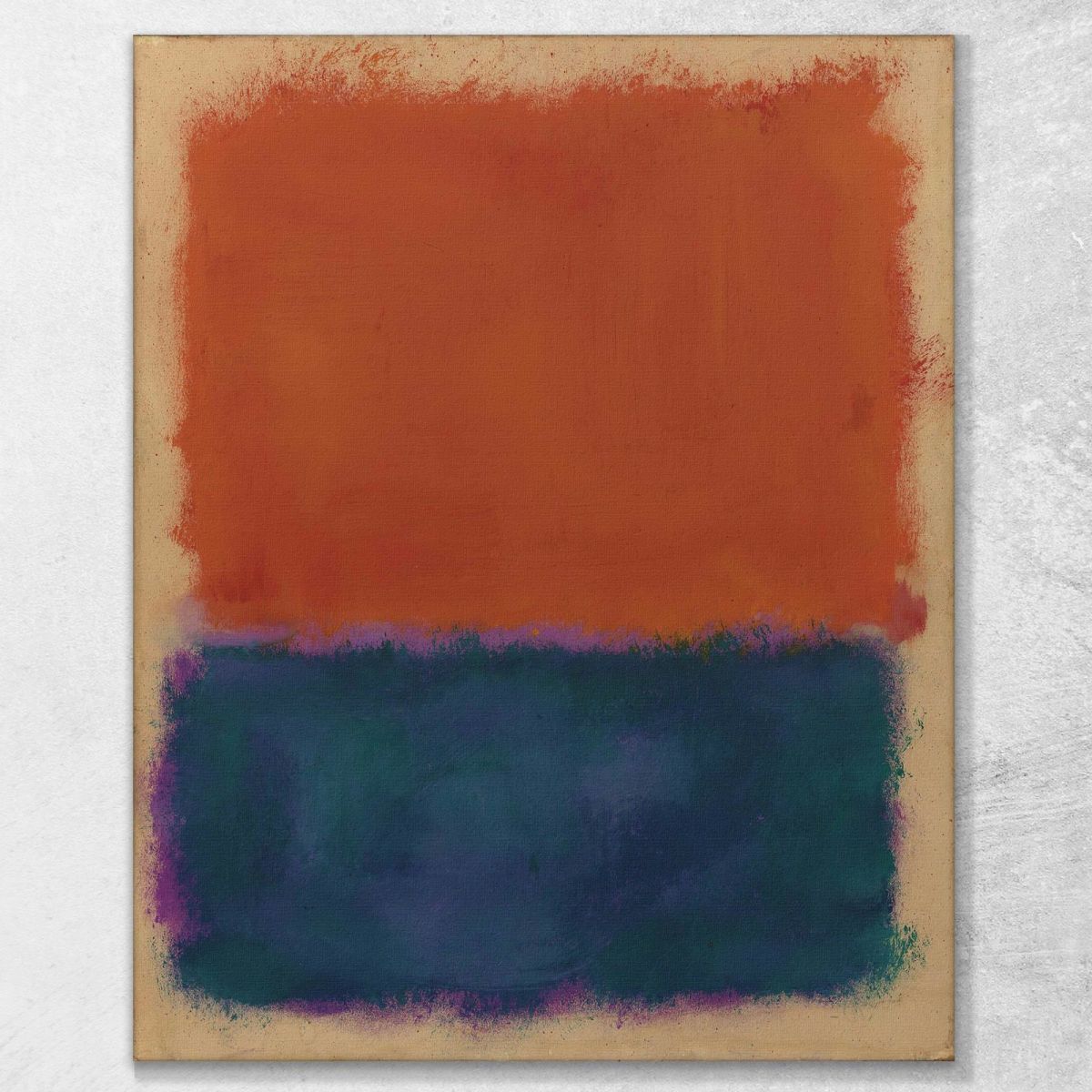 Untitled - Orange Purple Mark Rothko rk37 canvas print 