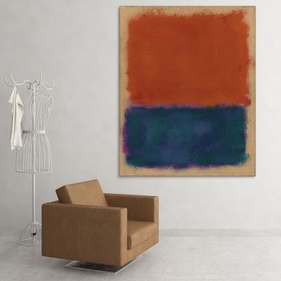 Untitled - Orange Purple Mark Rothko rk37 canvas print 