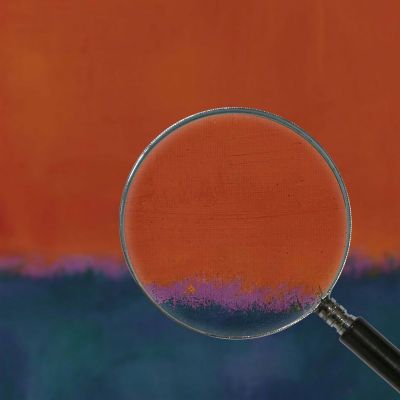 Untitled - Orange Purple Mark Rothko rk37 canvas print