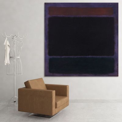 Untitled - Purple Black Mark Rothko rk38 canvas print 