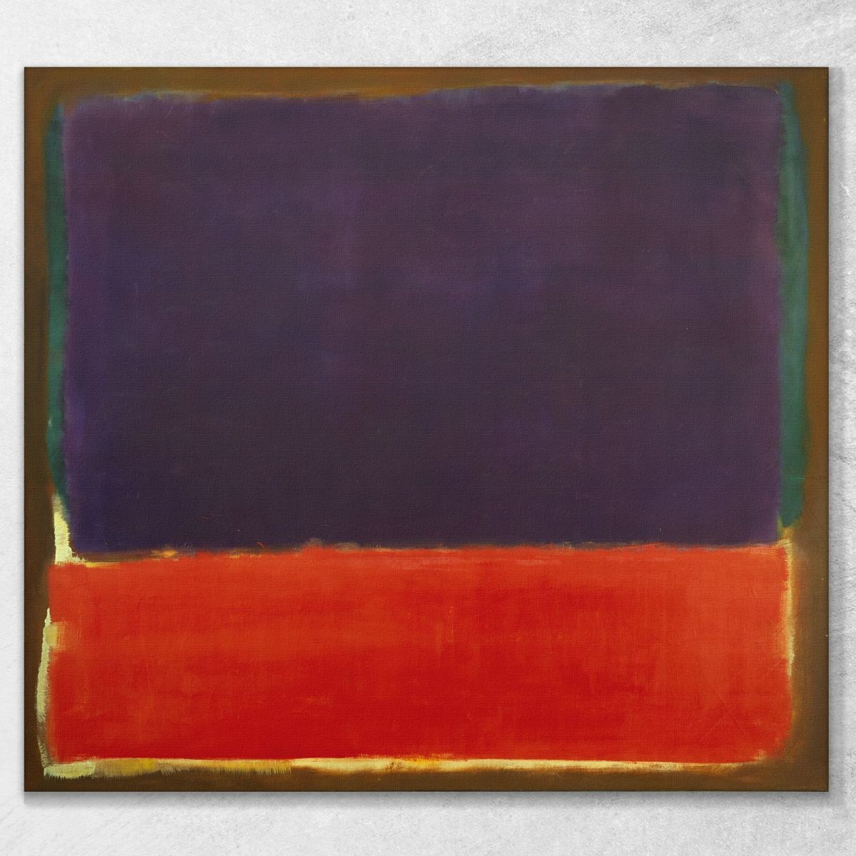 Untitled - Purple Red Brown Mark Rothko rk39 canvas print 