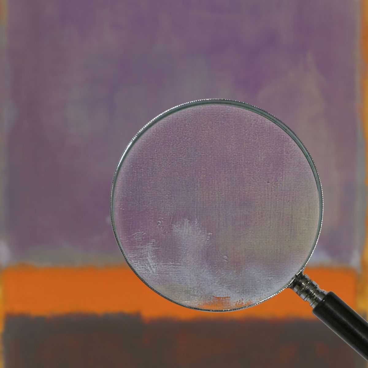 Untitled - Violet Orange Mark Rothko rk43 canvas print