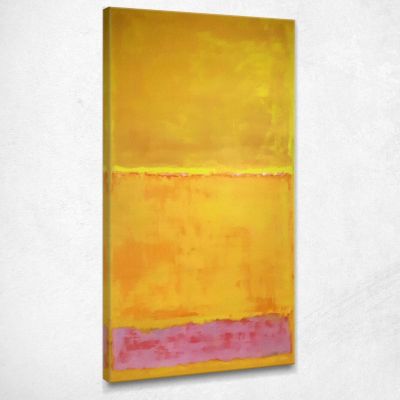 Untitled - Yellow Pink Mark Rothko rk44 canvas print 