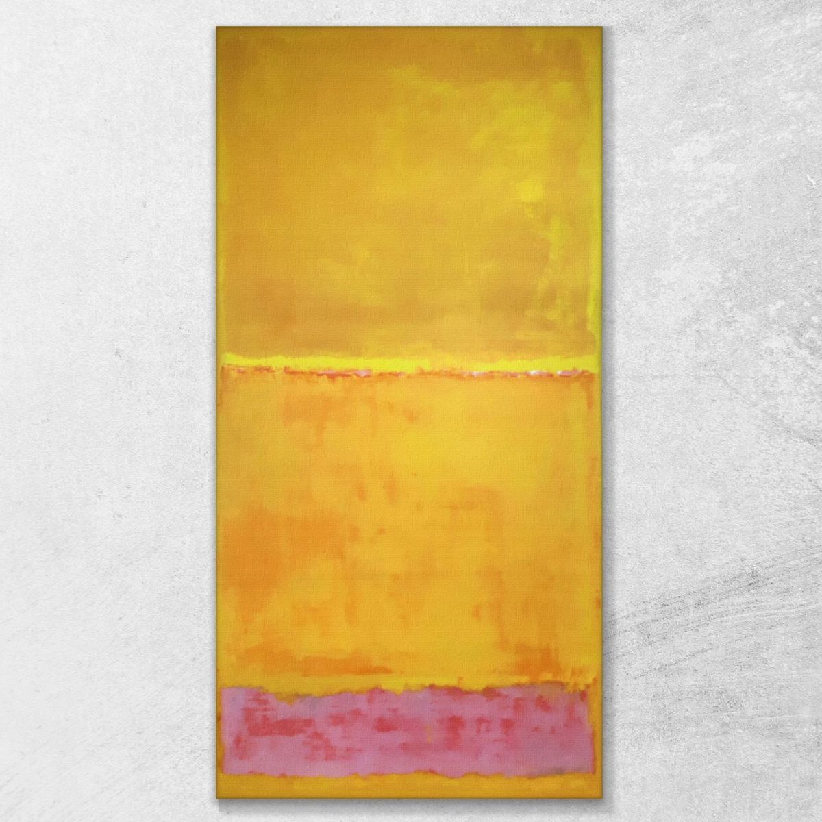 Untitled - Yellow Pink Mark Rothko rk44 canvas print 