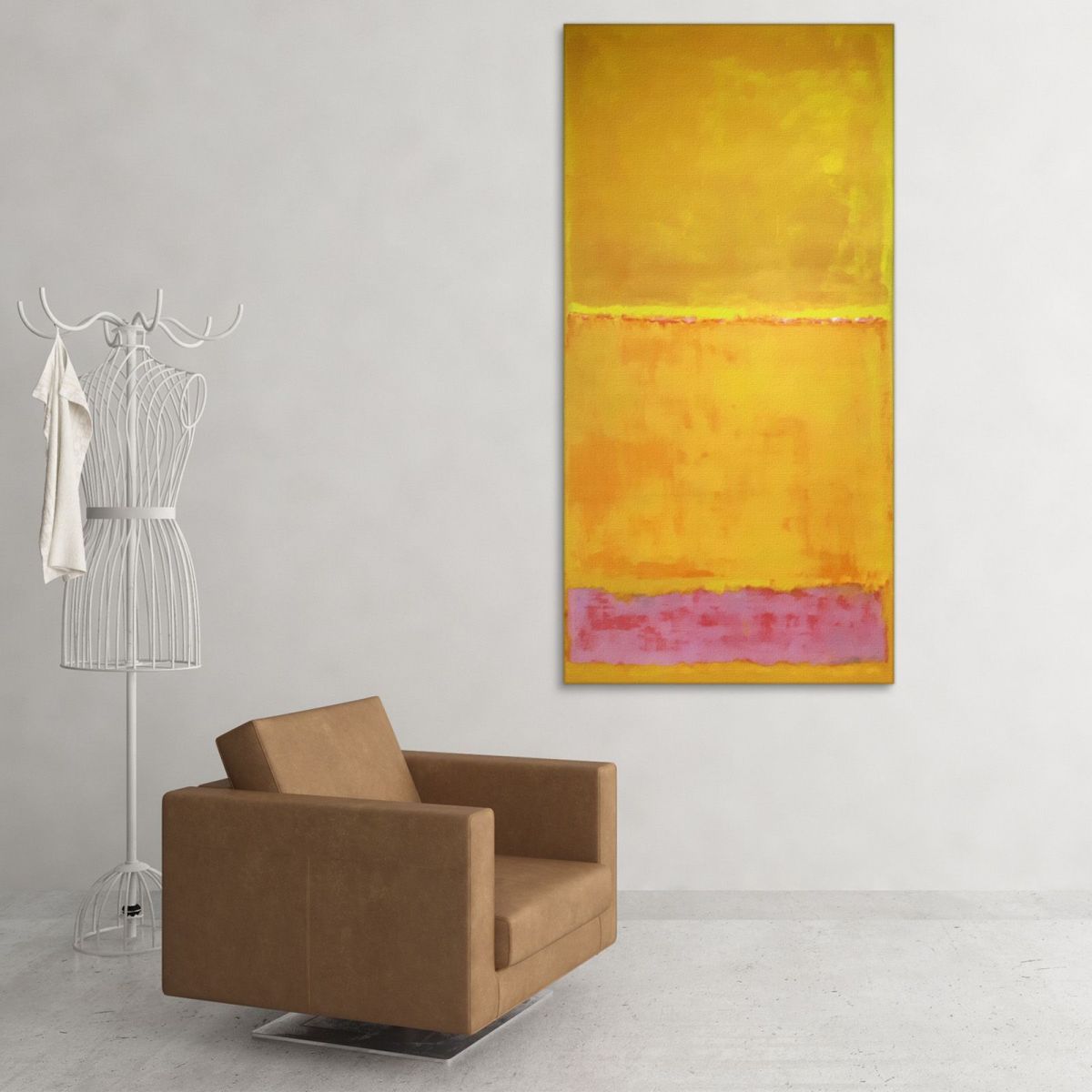 Untitled - Yellow Pink Mark Rothko rk44 canvas print 