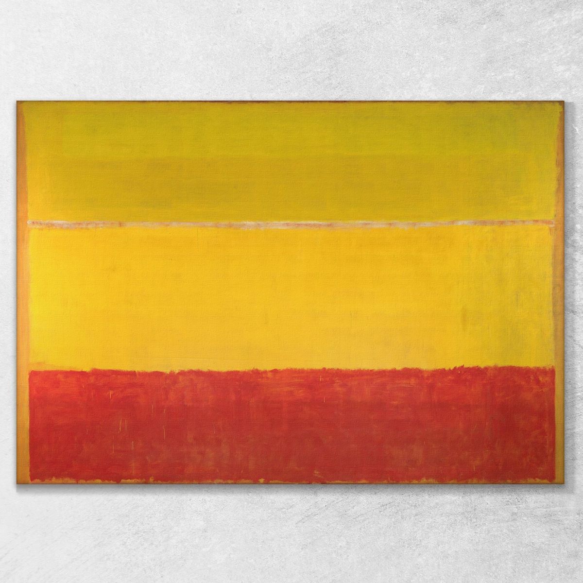 Untitled - Yellow Yellow Red Mark Rothko rk45 canvas print 
