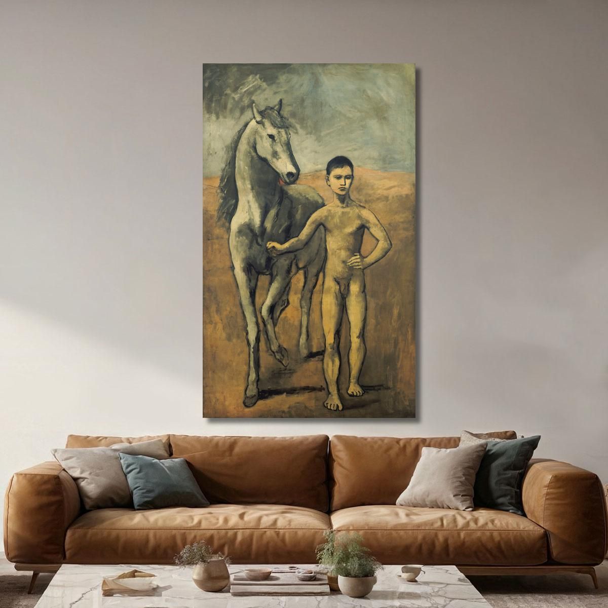 Boy Leading A Horse Pablo Picasso ppc3 canvas print 