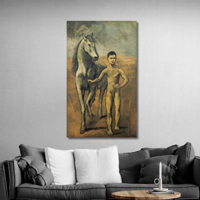 Boy Leading A Horse Pablo Picasso ppc3 canvas print 
