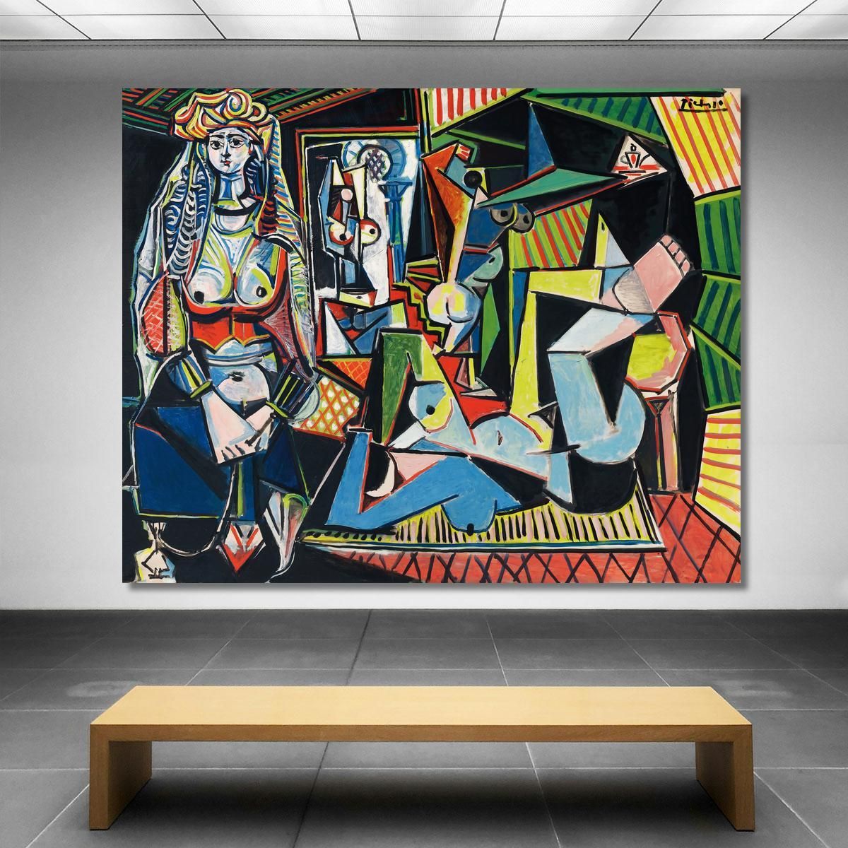 The Women Of Algiers Pablo Picasso ppc14 canvas print 
