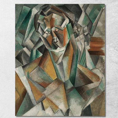 Seated Woman 1909 Pablo Picasso ppc28 canvas print 