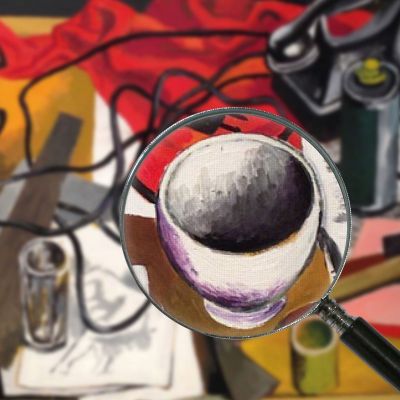 Still Life With Work Tools Renato Guttuso rg29 canvas print