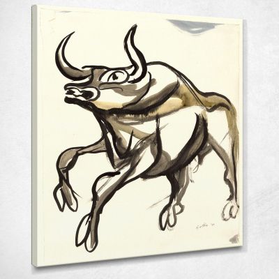 The Bull Renato Guttuso rg42 canvas print 