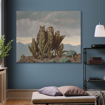 Companions Of Fear René Magritte rm2 canvas print 