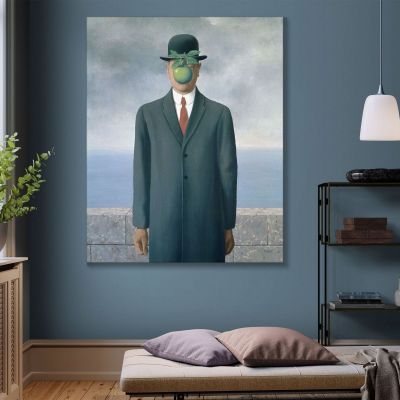 The Son Of Man René Magritte rm8 canvas print 