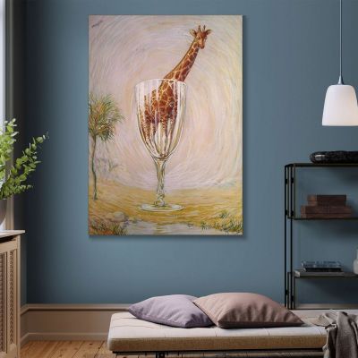 The Bath In Etched Glass René Magritte rm18 canvas print 